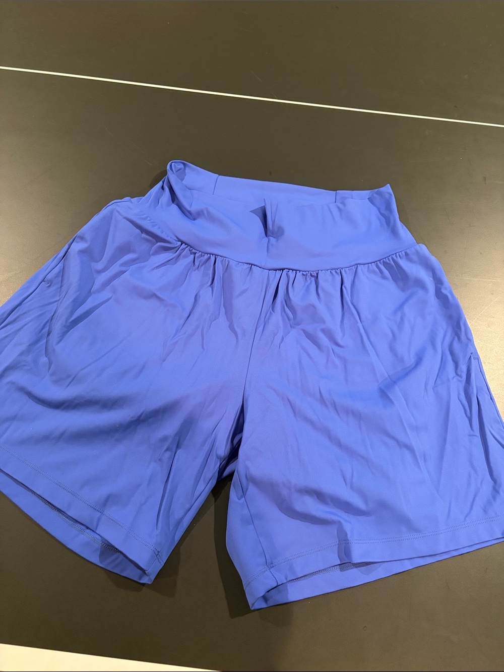 Halara blue athletic shorts